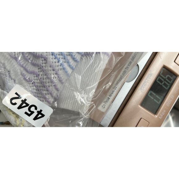 Loft Women's Small Multicolor Knit Sweater 81% Cotton Viscose Lightweight Pastel - Picture 8 of 8